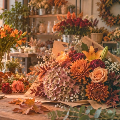 Flores Otoñales para Floristerías | Guía Profesional 2026