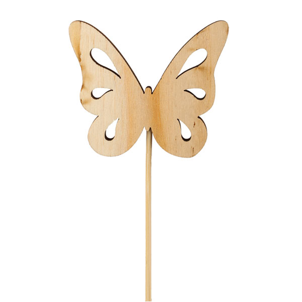 PIN MARIPOSA MADERA