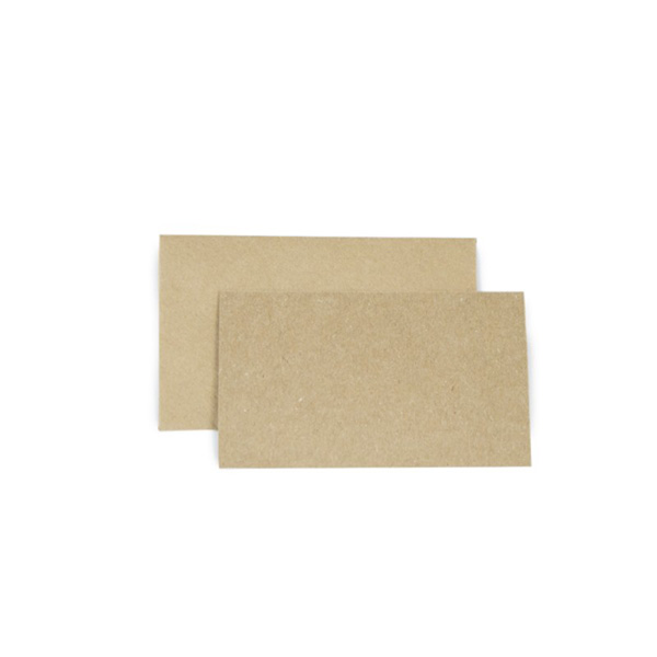 PACK 100 SOBRES CON TARJETAS  7 x 11 cm NATURAL