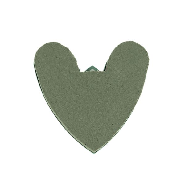 PACK 4 CORAZONES CERRADO Ø 15 cm VERDE