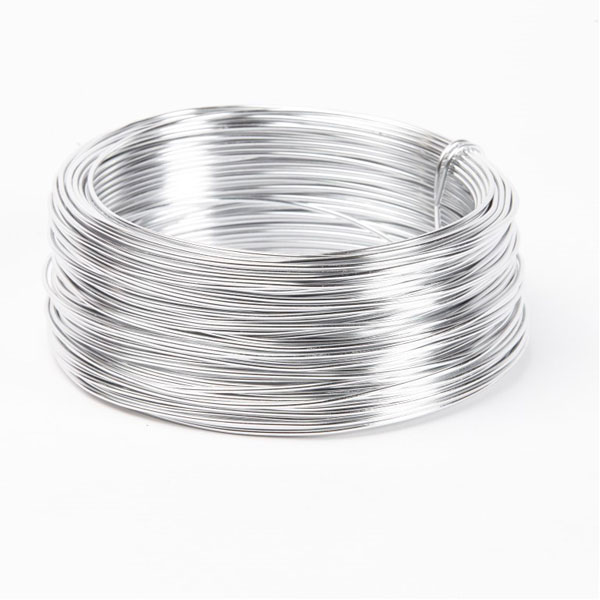 ALAMBRE ALUMINIO-PLATA 2 mm x 500 g. 58 m.